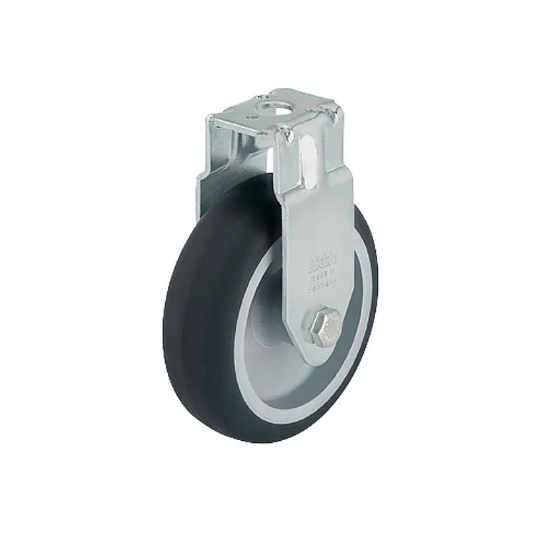 [105017] Bockrolle Starr Ø 50mm, Rückenloch-Ø 11mm