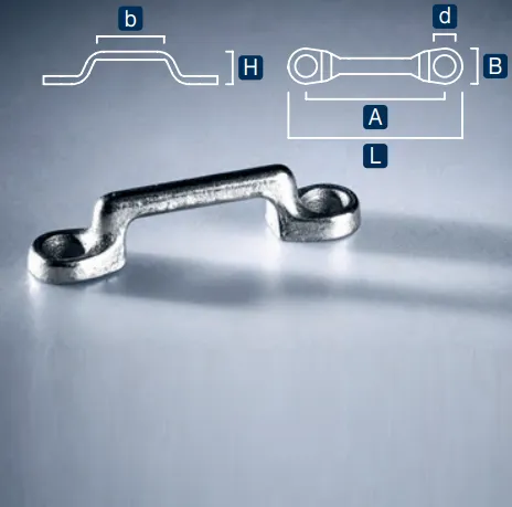 Lakeikrampe, feuerverzinkt